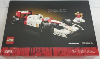 Lego 10330 McLaren MP4/4 en Ayrton Senna Lego 10330 McLaren MP4/4 en Ayrton Senna