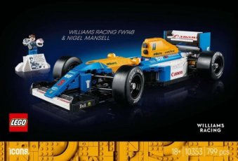 Lego 10353 Williams FW14B + Nigel Mansell (Huren)