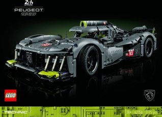 Lego 42156 PEUGEOT 9X8 24H Le Mans Hybrid (Huren)