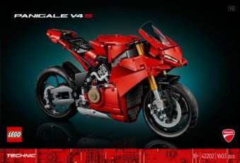 Lego 42202 Ducati Panigale V4 S motor (Huren)
