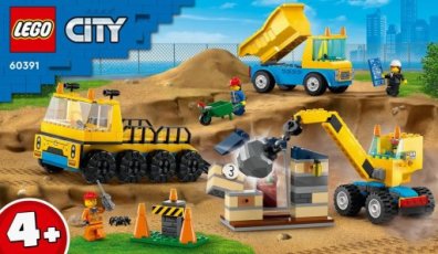 Lego 60391 Kiepwagen, bouwtruck en sloopkraan (V)